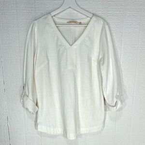Soft surroundings cotton top size M